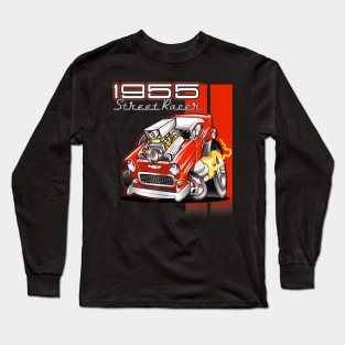 55 Chevy Hot Rod Long Sleeve T-Shirt